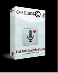 Cinch Audio Recorder crack