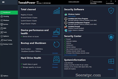 TweakPower Serial Key
